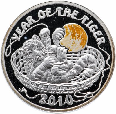 купить Ниуэ 1 доллар 2009 "Китайский гороскоп: год тигра"
