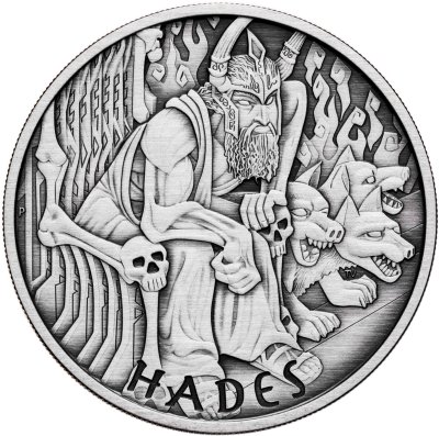 купить Тувалу 1 доллар 2021 "Боги Олимпа - Аид"