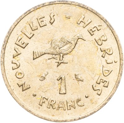 купить Новые Гебриды 1 франк (franc) 1970
