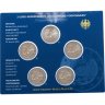 Купить Германия 2 евро 2024 набор из 5-ти монет "Мекленбург-Передняя Померания (холм Кёнигсштуль)" все 5 монетных дворов в официальном буклете
