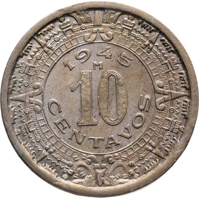 купить Мексика 10 сентаво (centavos) 1945
