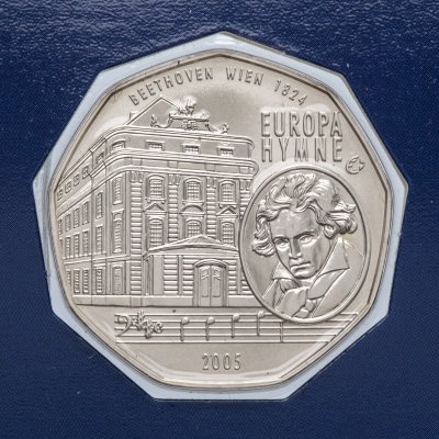 купить Австрия 5 евро 2005 Гимн EU BU