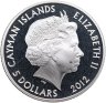 Купить Каймановы острова 5 долларов 2012 "Корабль Британия"