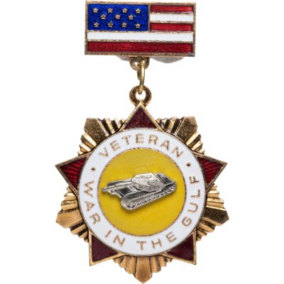 купить США медаль ветерана компании "Буря в пустыне. Танкист"