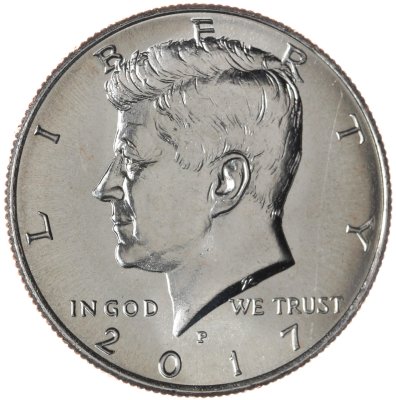 купить США 50 центов (1/2 доллара, half dollar) 2017 P Kennedy Half Dollar знак монетного двора: "P" - Филадельфия