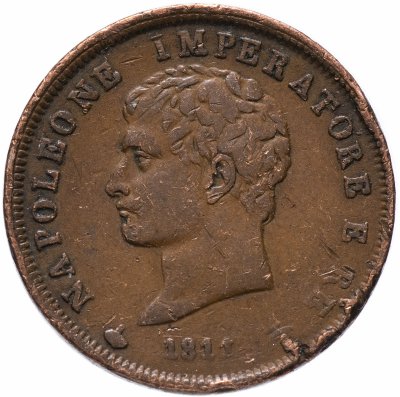 купить Королевство Италия 1 сольдо 1811 Наполеон Бонапарт
