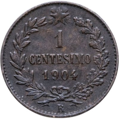 купить Италия 1 чентезимо 1903-1908 Виктор Эммануил III, случайный год