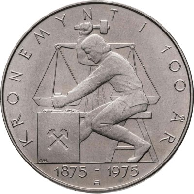 купить Норвегия 5 крон (kroner) 1975 100 лет кроне