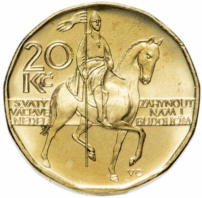 купить Чехия 20 крон (korun) 2017 года Святой Вацлав