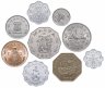 Купить Мальта набор из 9 монет монет 1972-1982 (2, 3 и 5 милей 1, 2, 5 , 10, 25 и 50 центов)
