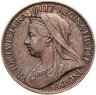 Купить Великобритания 1 фартинг (farthing) 1901