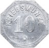 Купить Германия, Альцей 10 пфеннигов 1917