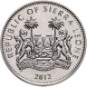 Купить Сьерра-Леоне 1 доллар (dollar) 2012 "XXX летние Олимпийские Игры, Лондон 2012 - Прыжок с шестом"