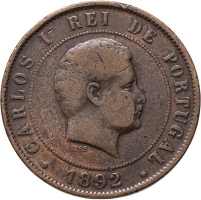 купить Португалия 20 реалов (рейс, reis) 1892