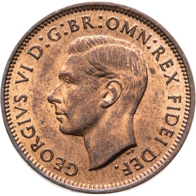 купить Великобритания 1 фартинг (farthing) 1949