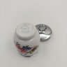 Купить Кодлер с цветочным декором, фарфор, деколь, металл, Royal Worcester, Великобритания, 1980-1985 гг.