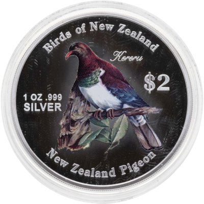 купить Острова Кука 2 доллара 2005 "Птицы Новой Зеландии - Новозеландский голубь"