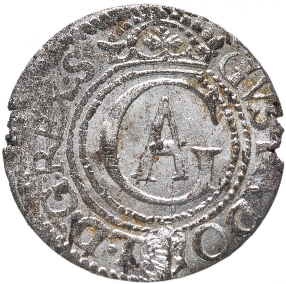 купить Шведская Ливония 1 солид 1621-1634 Густав II Адольф