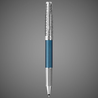 купить Ручка-роллер Parker Sonnet Premium Refresh BLUE CT, стержень: F, цвет чернил: black, в подарочной упаковке, Лаки и смолы: лак, латунь, палладиевое покрытие, хром, 2026 г.