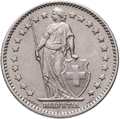 купить Швейцария 1 франк (franc) 1981