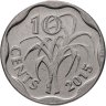 Купить Свазиленд 10 центов (cents) 2015