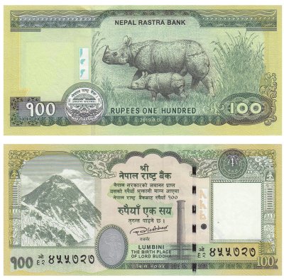 купить Непал 100 рупий 2019 год Рick 80