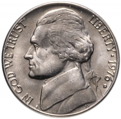купить США 5 центов (cents) 1976 D "Jefferson Nickel (Джефферсон)"