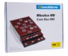 Купить Бокс красный (Кассета МВ) для 30 монет в капсулах «Quadrum» (38х38х5 мм). 326654, Leuchtturm