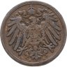 Купить Германия 1 пфенниг 1904, знак монетного двора: "А" - Берлин