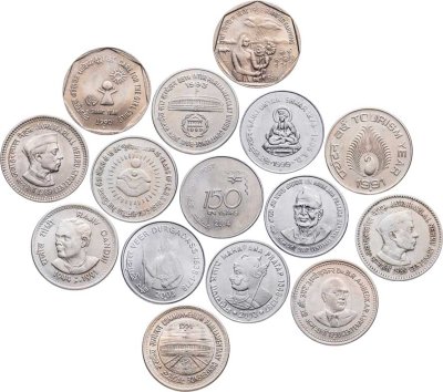 купить Индия набор монет 1988-2004 (15 штук)
