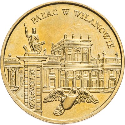 купить Польша 2 злотых (zlote) 2000 Замки и дворцы Польши - Вилянувский дворец