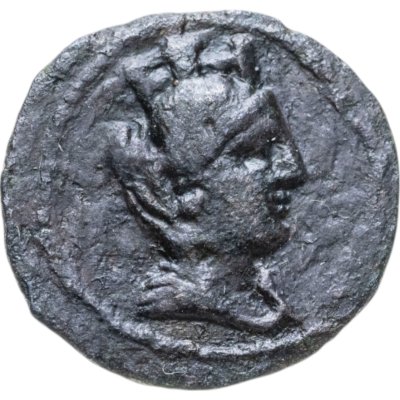 купить Государство Селевкидов, Александр I Балас, 152-145 годы до Р.Х., г.Апамея-на-Оронте, квази-автономная чеканка, АЕ17 бронза.