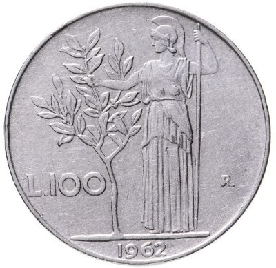 купить Италия 100 лир 1962
