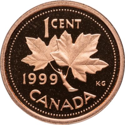 купить Канада 1 цент (cent) 1999