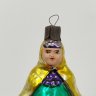 Купить Ёлочная игрушка "Шамаханская царица", из набора "Сказка о золотом петушке", стекло, роспись, металл, Завод стеклянных ёлочных украшений и оптических изделий, г. Москва, СССР, 1950-1960 гг.