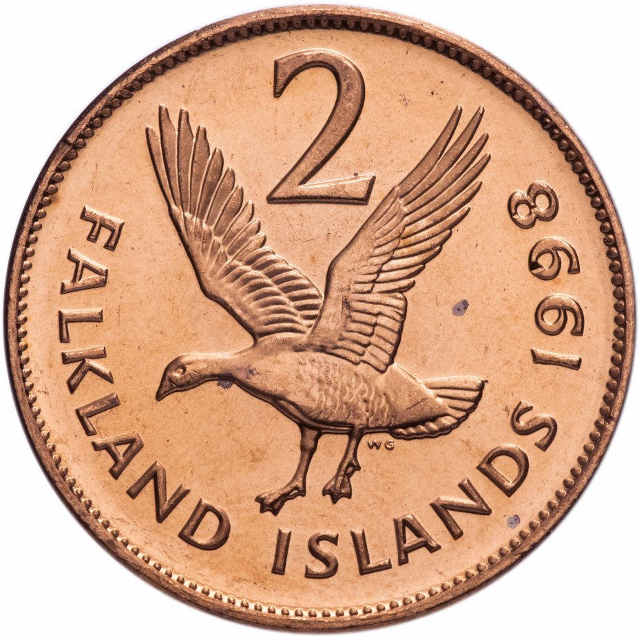 купить Фолклендские острова 2 пенса 1998