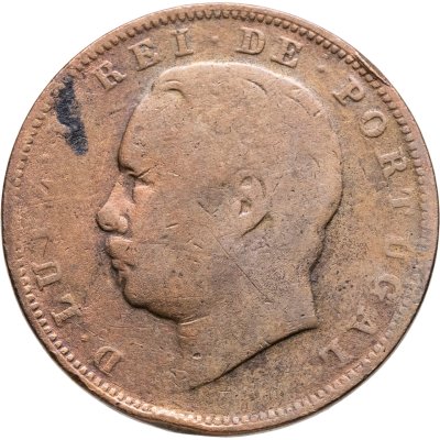 купить Португалия 10 реалов (рейс, reis) 1885