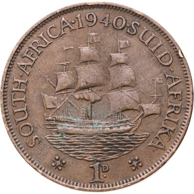 купить ЮАР 1 пенни (penny) 1940
