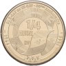 Купить Франция 1/4 евро (euro) 2025 "День Победы - Сингапур - британский солдат", в блистере