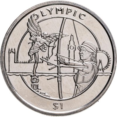 купить Сьерра-Леоне 1 доллар (dollar) 2012 XXX летние Олимпийские Игры, Лондон 2012 - Стрельба из лука