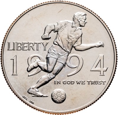 купить США 50 центов (1/2 доллара, half dollar) 1994 D World Cup (чемпионат мира по футболу 1994 в США)