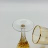 Купить Набор из 3 бокалов для ликера и крепленых вин, с витыми ножками, стекло, золочение, Чехословакия, 1970-1980 гг.