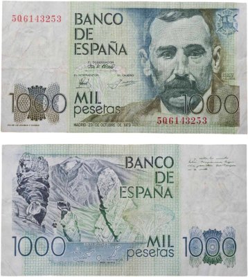 купить Испания 1000 песет 1979
