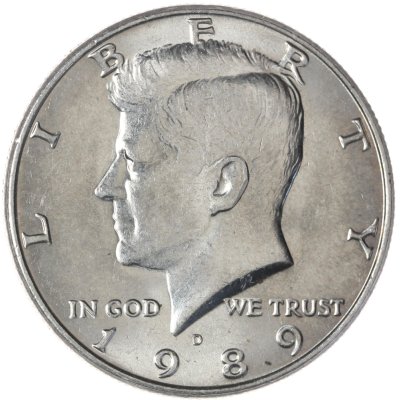 купить США 50 центов (1/2 доллара, half dollar) 1989 D "Kennedy Half Dollar"