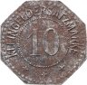 Купить Германия "Пирмазенс" 10 пфеннигов 1917 нотгельд