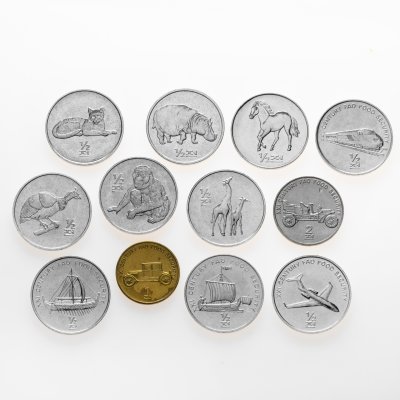 купить Северная Корея, подборка 12-ти памятных монет 2002 (ФАО и Животные)