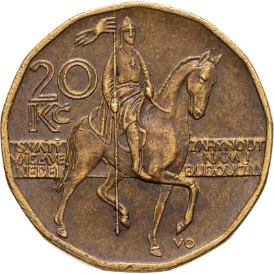 купить Чехия 20 крон (korun) 1999