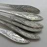 Купить Набор столовых ложек "Пламя" на 6 персон, мНЦ (медь-никель-цинк), Кольчугинский завод цветных металлов, СССР, 1960-1990 гг.