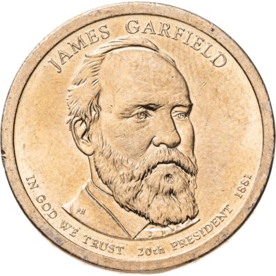 купить США 1 доллар (dollar) 2011 D Президент США - Джеймс Гарфилд (1881) знак монетного двора: "D" - Денвер