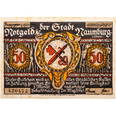 купить Германия 50 пфеннигов 1920